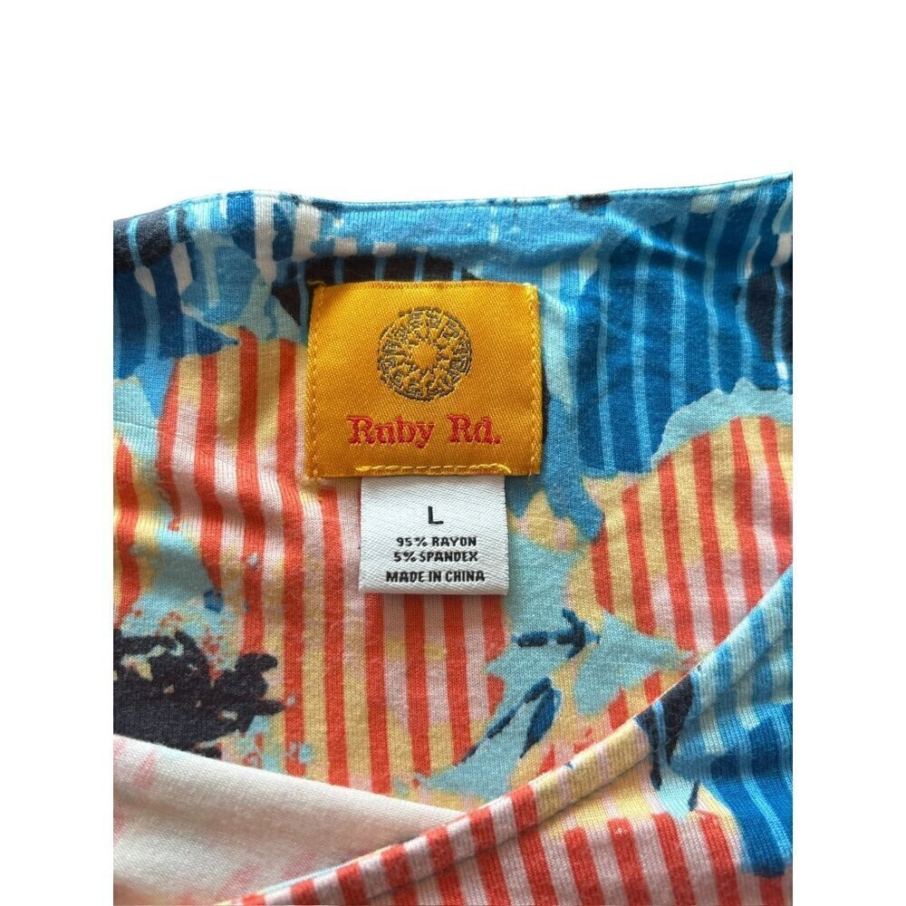 Ruby Rd Women's Multicolor Loose Fitting Top - Picture 5 of 6